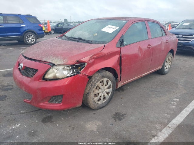 46039104 :رقم المزاد ، JTDBL40E39J010600 vin ، 2009 Toyota Corolla Le مزاد بيع