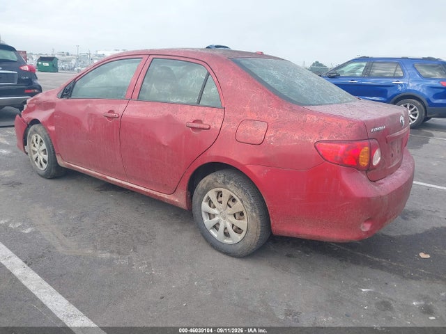 46039104 :رقم المزاد ، JTDBL40E39J010600 vin ، 2009 Toyota Corolla Le مزاد بيع