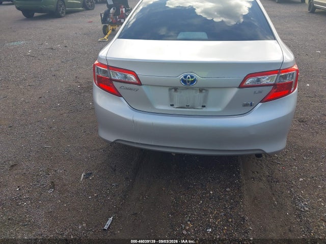 Продажа на аукционе авто 2012 Toyota Camry Hybrid Le, vin: 4T1BD1FK2CU027625, номер лота: 46039139