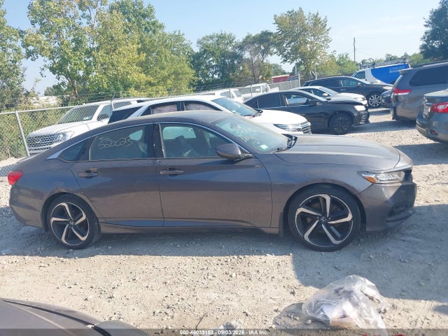 2018 Honda Accord Sport მანქანა იყიდება აუქციონზე, vin: 1HGCV1F30JA109142, აუქციონის ნომერი: 46039153