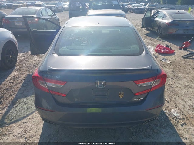 2018 Honda Accord Sport მანქანა იყიდება აუქციონზე, vin: 1HGCV1F30JA109142, აუქციონის ნომერი: 46039153