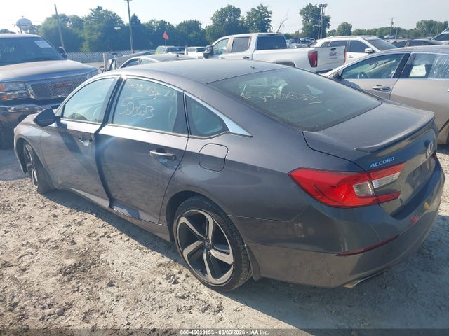 2018 Honda Accord Sport მანქანა იყიდება აუქციონზე, vin: 1HGCV1F30JA109142, აუქციონის ნომერი: 46039153