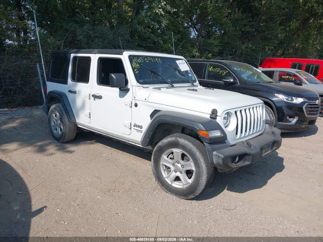 Auction sale of the 2020 Jeep Wrangler Unlimited Sport S 4x4, vin: 1C4HJXDN5LW279798, lot number: 46039188