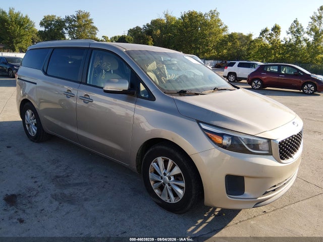 Продажа на аукционе авто 2016 Kia Sedona Lx, vin: KNDMB5C14G6120310, номер лота: 46039239