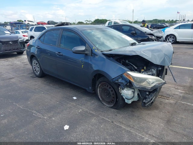 2016 Toyota Corolla Le მანქანა იყიდება აუქციონზე, vin: 2T1BURHE5GC544222, აუქციონის ნომერი: 46039329