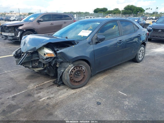 2016 Toyota Corolla Le მანქანა იყიდება აუქციონზე, vin: 2T1BURHE5GC544222, აუქციონის ნომერი: 46039329