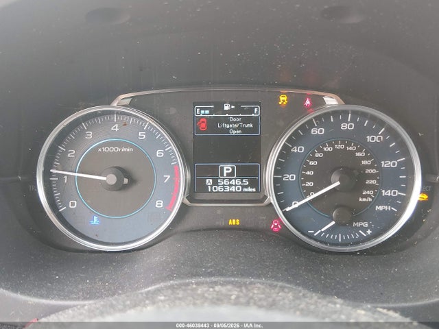 2016 Subaru Crosstrek 2.0i Limited მანქანა იყიდება აუქციონზე, vin: JF2GPALC4GH284123, აუქციონის ნომერი: 46039443
