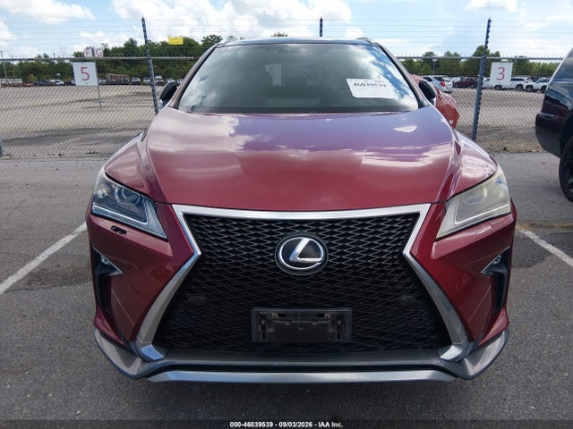46039539 :رقم المزاد ، 2T2BZMCA4GC012898 vin ، 2016 Lexus Rx 350 F Sport مزاد بيع