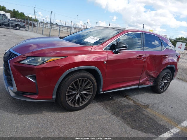 46039539 :رقم المزاد ، 2T2BZMCA4GC012898 vin ، 2016 Lexus Rx 350 F Sport مزاد بيع