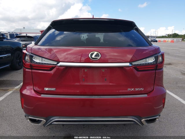 46039539 :رقم المزاد ، 2T2BZMCA4GC012898 vin ، 2016 Lexus Rx 350 F Sport مزاد بيع