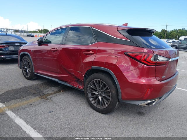 46039539 :رقم المزاد ، 2T2BZMCA4GC012898 vin ، 2016 Lexus Rx 350 F Sport مزاد بيع