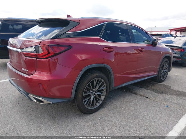 46039539 :رقم المزاد ، 2T2BZMCA4GC012898 vin ، 2016 Lexus Rx 350 F Sport مزاد بيع