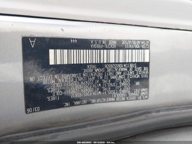 2006 Toyota Tundra Sr5 V8 მანქანა იყიდება აუქციონზე, vin: 5TBET34106S526936, აუქციონის ნომერი: 46039562