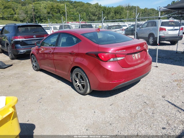 Aukcja sprzedaży 2015 Hyundai Elantra Se, vin: KMHDH4AE1FU354814, numer aukcji: 46039689