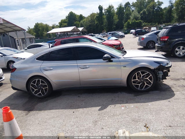 2021 Hyundai Sonata N Line მანქანა იყიდება აუქციონზე, vin: 5NPEK4JC8MH123182, აუქციონის ნომერი: 46039737