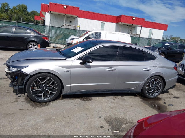 2021 Hyundai Sonata N Line მანქანა იყიდება აუქციონზე, vin: 5NPEK4JC8MH123182, აუქციონის ნომერი: 46039737