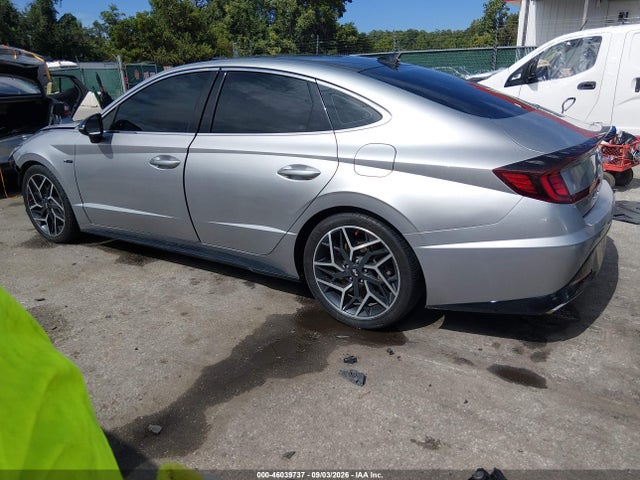 2021 Hyundai Sonata N Line მანქანა იყიდება აუქციონზე, vin: 5NPEK4JC8MH123182, აუქციონის ნომერი: 46039737