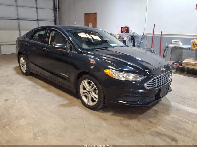 46039788 :رقم المزاد ، 3FA6P0UU2JR271541 vin ، 2018 Ford Fusion Hybrid S مزاد بيع