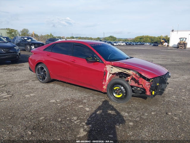 2023 Hyundai Elantra N Line მანქანა იყიდება აუქციონზე, vin: KMHLR4AF6PU408384, აუქციონის ნომერი: 46039842