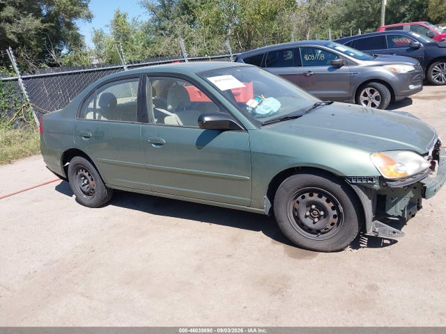 46039890 :رقم المزاد ، 2HGES16573H585203 vin ، 2003 Honda Civic Lx مزاد بيع