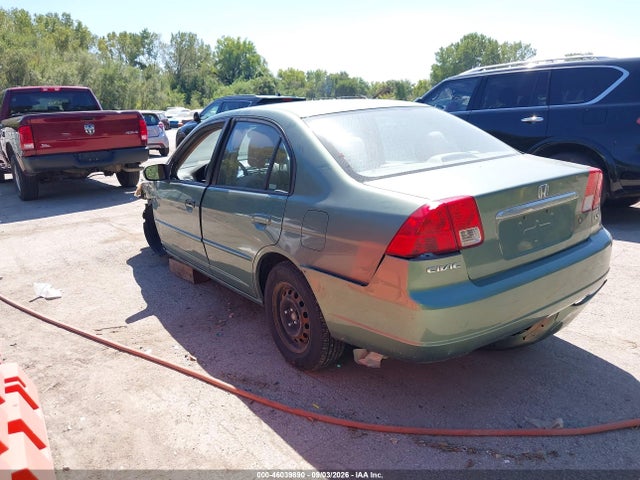 46039890 :رقم المزاد ، 2HGES16573H585203 vin ، 2003 Honda Civic Lx مزاد بيع