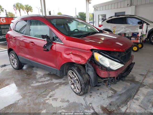 46039908 :رقم المزاد ، MAJ3P1VE8JC232810 vin ، 2018 Ford Ecosport Titanium مزاد بيع