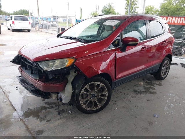 46039908 :رقم المزاد ، MAJ3P1VE8JC232810 vin ، 2018 Ford Ecosport Titanium مزاد بيع