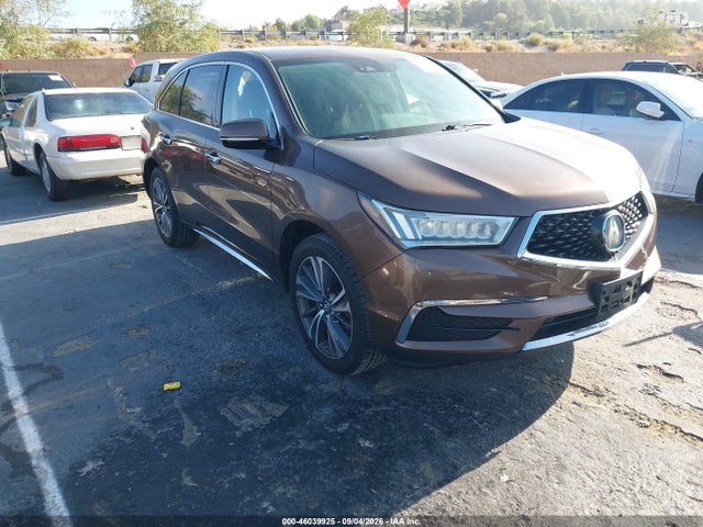 2019 Acura Mdx Tech Pkg მანქანა იყიდება აუქციონზე, vin: 5J8YD3H5XKL001216, აუქციონის ნომერი: 46039925