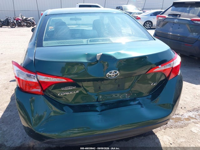 2014 Toyota Corolla Le მანქანა იყიდება აუქციონზე, vin: 5YFBURHE3EP089366, აუქციონის ნომერი: 46039942