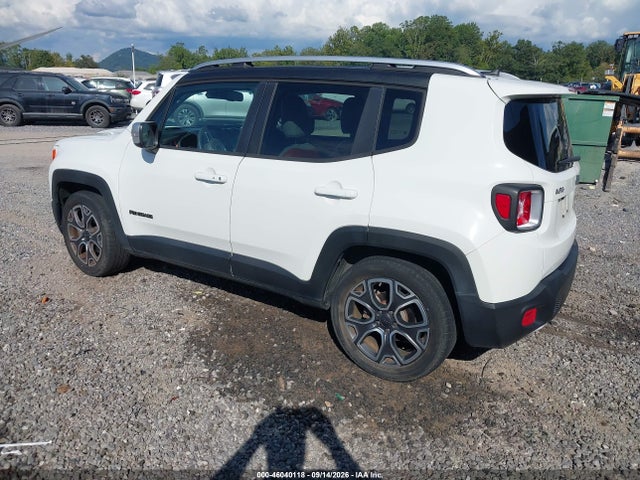 Продаж на аукціоні авто 2016 Jeep Renegade Limited, vin: ZACCJADT6GPD17581, номер лоту: 46040118