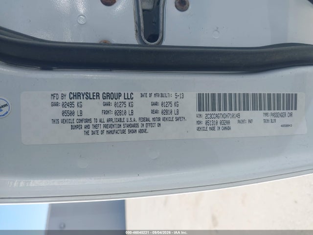 Aukcja sprzedaży 2013 Chrysler 300 300s, vin: 2C3CCAGTXDH710149, numer aukcji: 46040221
