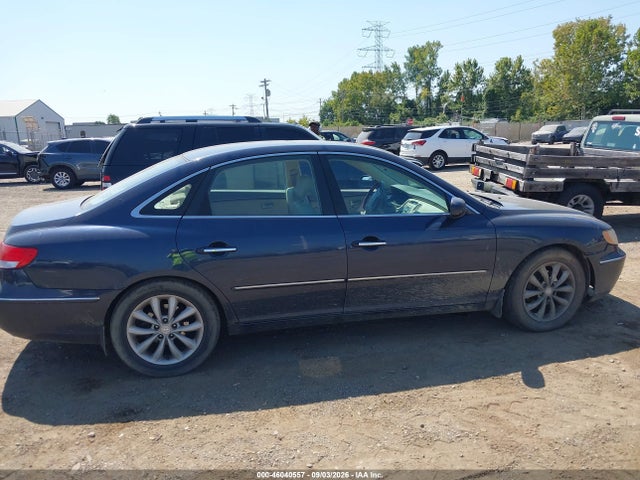 2006 Hyundai Azera Limited/se მანქანა იყიდება აუქციონზე, vin: KMHFC46F56A086912, აუქციონის ნომერი: 46040557