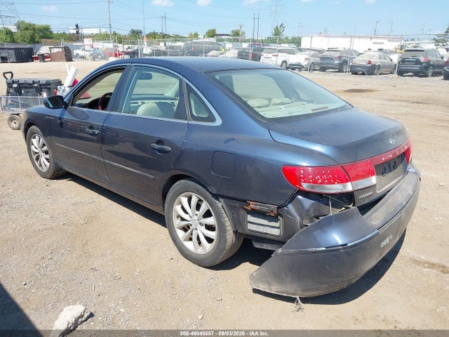 2006 Hyundai Azera Limited/se მანქანა იყიდება აუქციონზე, vin: KMHFC46F56A086912, აუქციონის ნომერი: 46040557