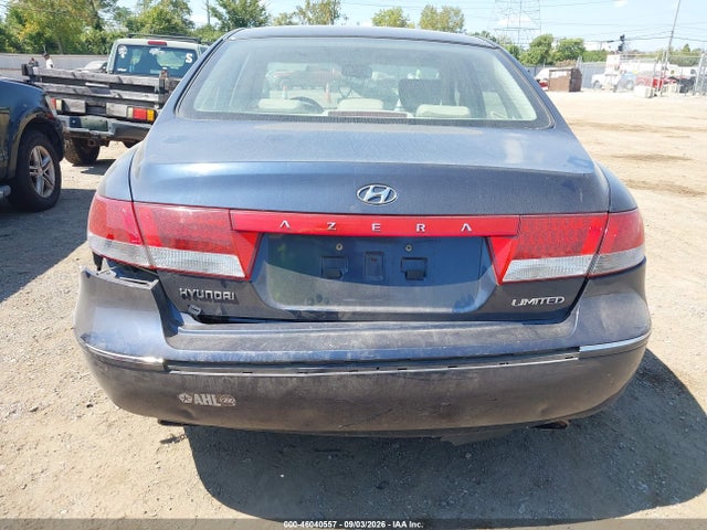 2006 Hyundai Azera Limited/se მანქანა იყიდება აუქციონზე, vin: KMHFC46F56A086912, აუქციონის ნომერი: 46040557