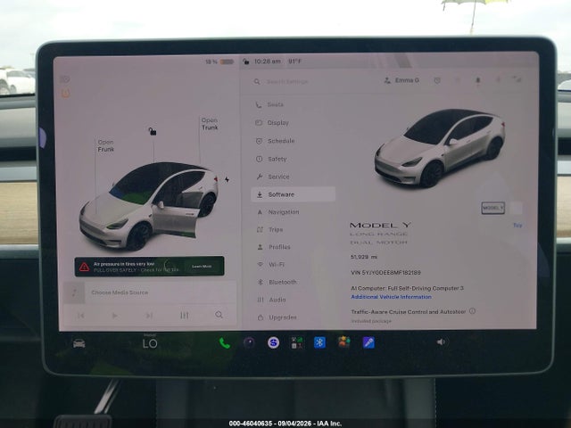 Продаж на аукціоні авто 2021 Tesla Model Y Long Range Dual Motor All-wheel Drive, vin: 5YJYGDEE8MF182189, номер лоту: 46040635