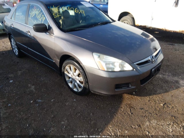 2007 Honda Accord 3.0 Ex მანქანა იყიდება აუქციონზე, vin: 1HGCM66587A020672, აუქციონის ნომერი: 46040679