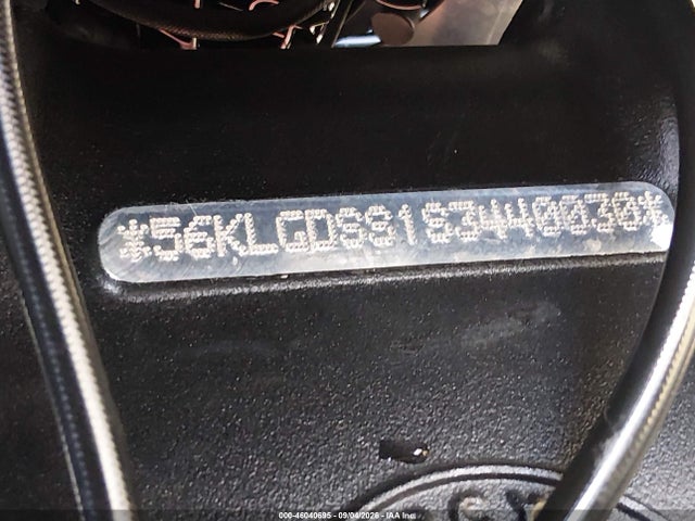 46040695 :رقم المزاد ، 56KLGDSS1S3440030 vin ، 2025 Indian Motorcycle Co. Roadmaster Powerplus Dark Horse مزاد بيع
