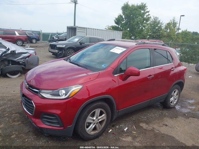 2019 Chevrolet Trax Lt მანქანა იყიდება აუქციონზე, vin: 3GNCJLSB5KL341952, აუქციონის ნომერი: 46040754