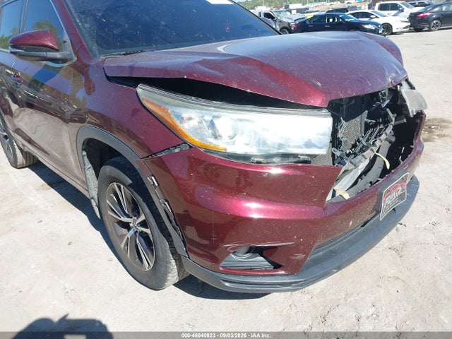 Продаж на аукціоні авто 2016 Toyota Highlander Xle V6, vin: 5TDKKRFHXGS154856, номер лоту: 46040923
