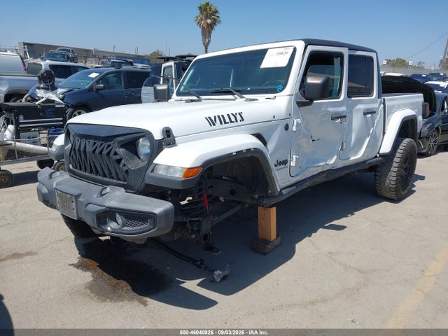 Aukcja sprzedaży 2023 Jeep Gladiator Willys 4x4, vin: 1C6HJTAG1PL526201, numer aukcji: 46040926