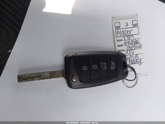 2019 Hyundai Santa Fe Se მანქანა იყიდება აუქციონზე, vin: 5NMS2CAD7KH102632, აუქციონის ნომერი: 46040960