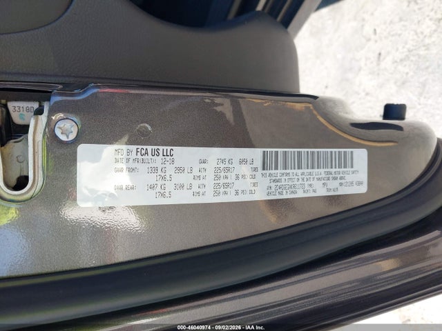 Aukcja sprzedaży 2019 Dodge Grand Caravan Gt, vin: 2C4RDGEGXKR611723, numer aukcji: 46040974