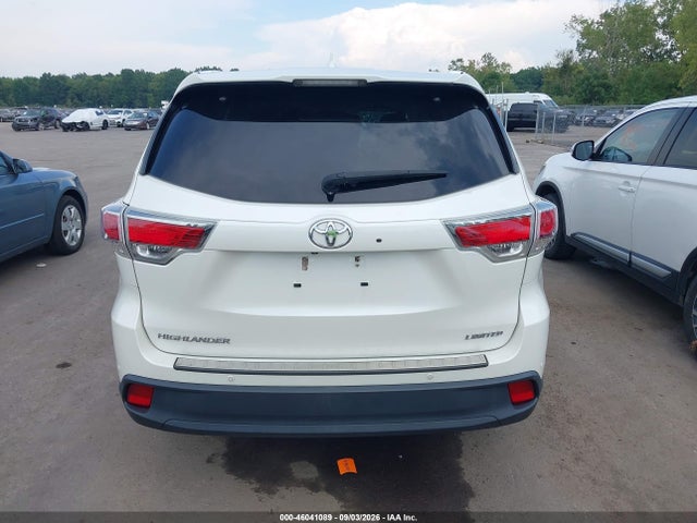 Продаж на аукціоні авто 2016 Toyota Highlander Limited V6, vin: 5TDYKRFH5GS185930, номер лоту: 46041089