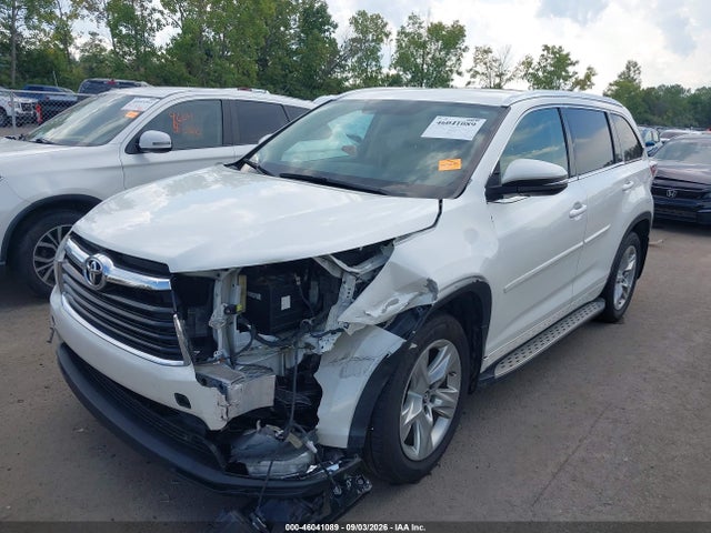 Продаж на аукціоні авто 2016 Toyota Highlander Limited V6, vin: 5TDYKRFH5GS185930, номер лоту: 46041089