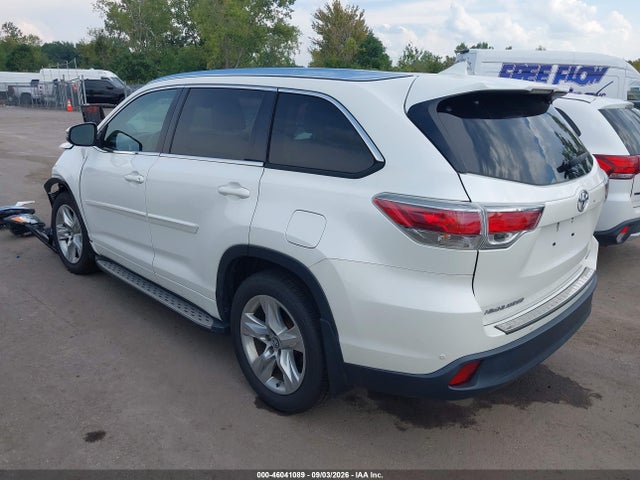 Продаж на аукціоні авто 2016 Toyota Highlander Limited V6, vin: 5TDYKRFH5GS185930, номер лоту: 46041089