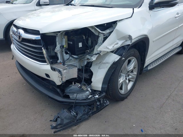 Продаж на аукціоні авто 2016 Toyota Highlander Limited V6, vin: 5TDYKRFH5GS185930, номер лоту: 46041089