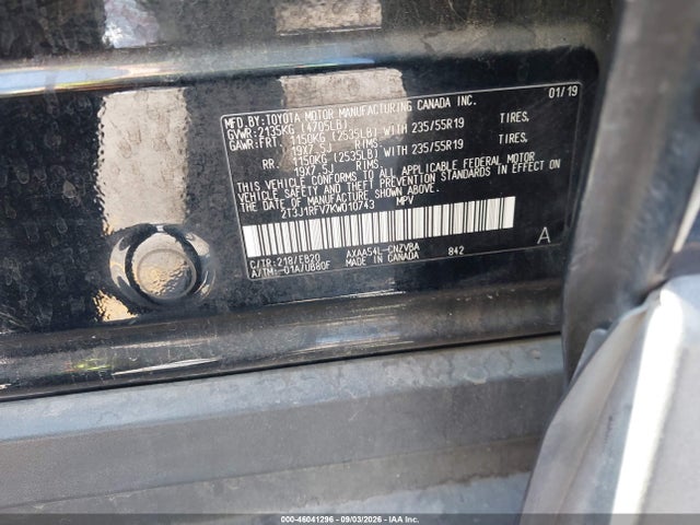 Toyota Rav4 Adventure 2019 2T3J1RFV7KW010743 Image 9