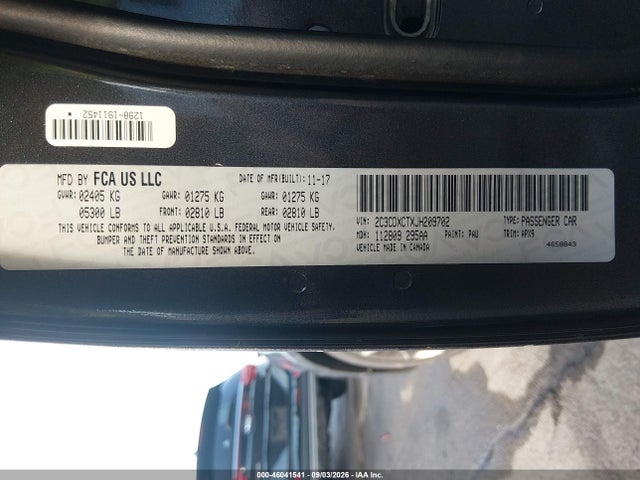 Продажа на аукционе авто 2018 Dodge Charger R/t Rwd, vin: 2C3CDXCTXJH209702, номер лота: 46041541