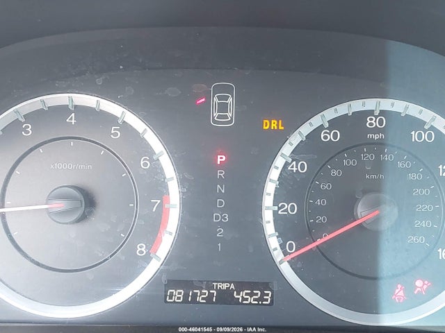 2012 Honda Accord 2.4 Lx მანქანა იყიდება აუქციონზე, vin: 1HGCP2F35CA189167, აუქციონის ნომერი: 46041545