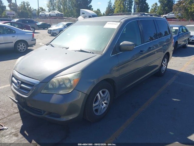 2007 Honda Odyssey Ex-l მანქანა იყიდება აუქციონზე, vin: 5FNRL38707B424890, აუქციონის ნომერი: 46041565